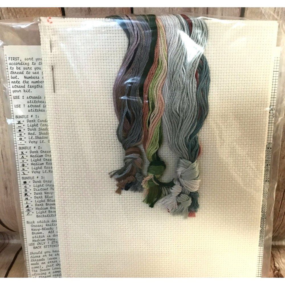 Historic 1801 First Baptist Church Custom Designed Counted Cross Stitch Kit NEW - Picture 2 of 2